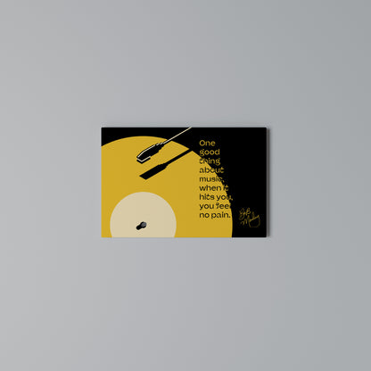 MUSIC - NO PAIN Horizontal Canvas Print