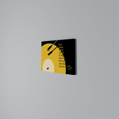 MUSIC - NO PAIN Horizontal Canvas Print