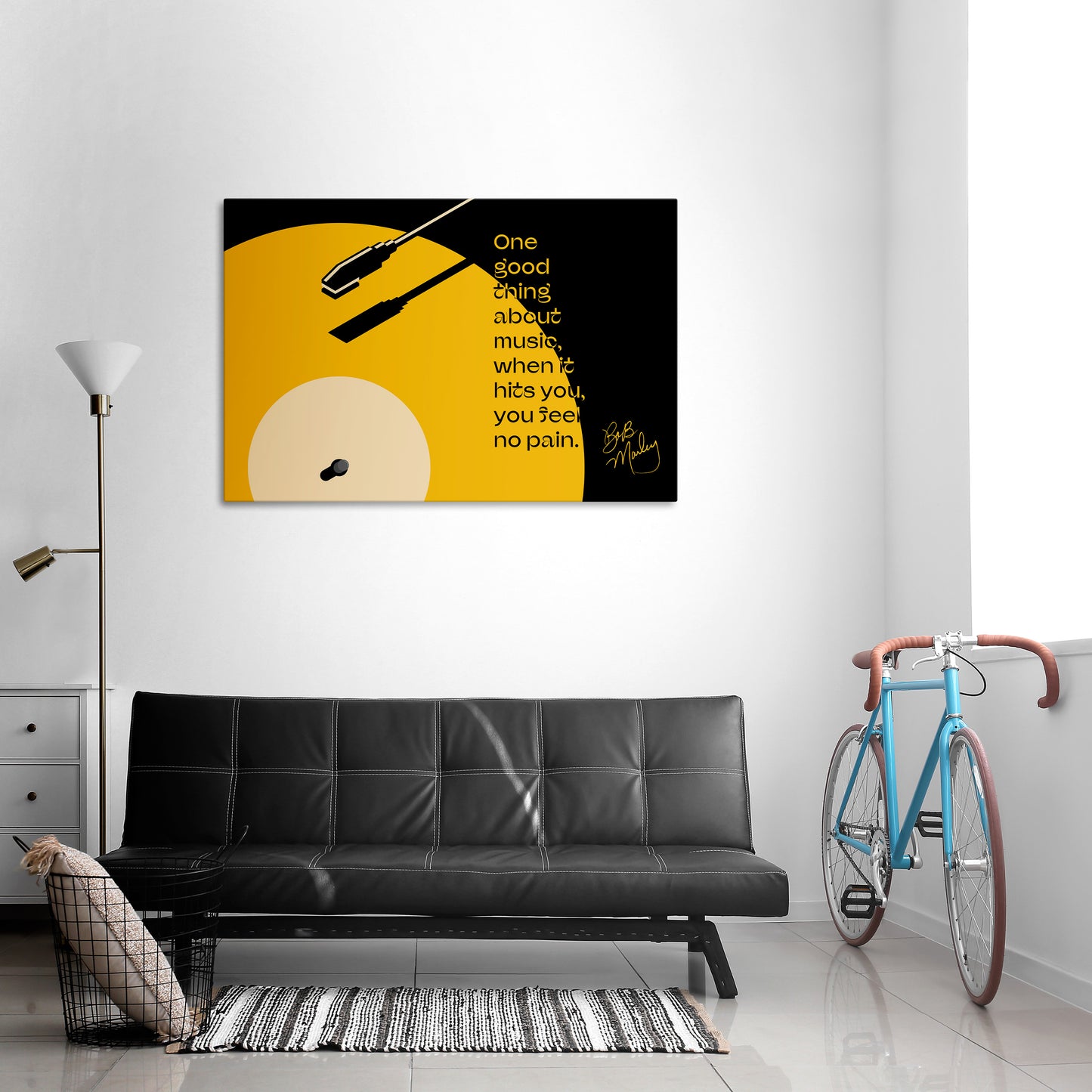 MUSIC - NO PAIN Horizontal Canvas Print
