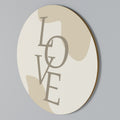 LOVE IN FORM Round Wall Art