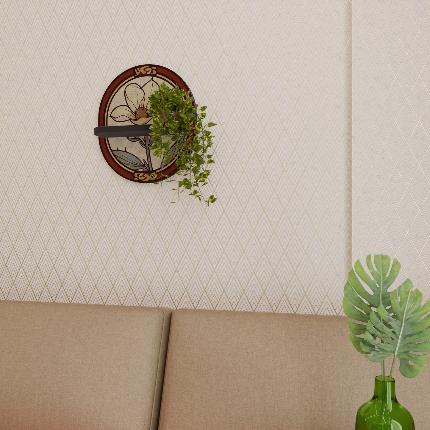TIMELESS FLORA Designová police