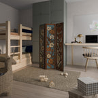 TIMELESS FLORA 3dílný paraván