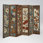 TIMELESS FLORA 6-Panel Room Divider