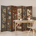 TIMELESS FLORA 6-Panel Room Divider
