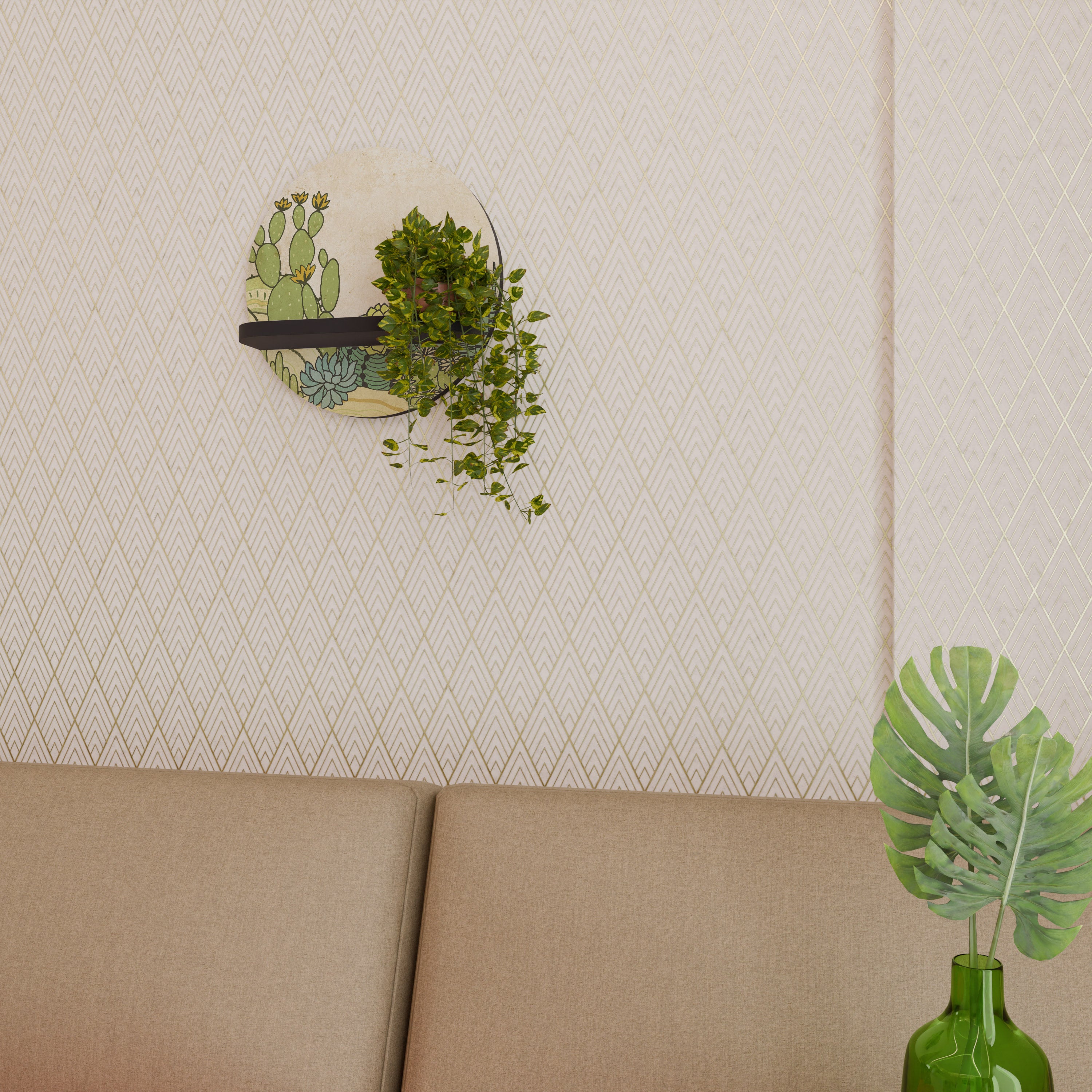 SUCCULENTS KALEIDOSCOPE Designová police