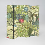 SUCCULENTS KALEIDOSCOPE 5-Panel Room Divider