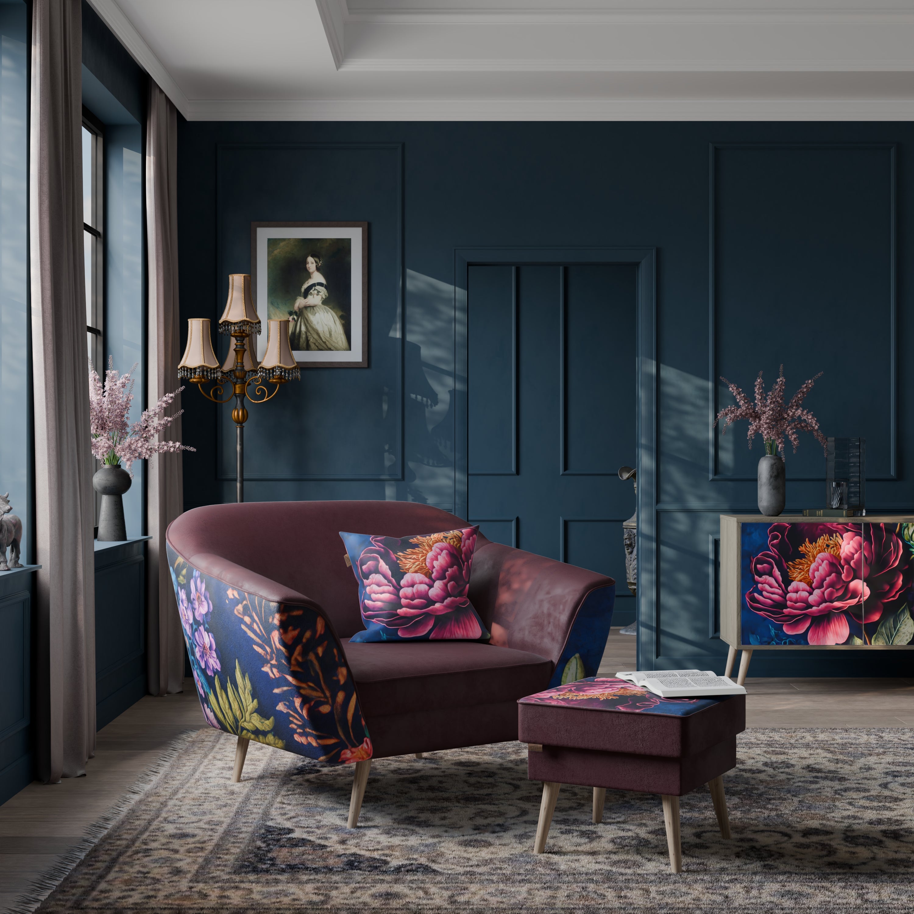 BLOOMING ELEGANCE AURORA Armchair