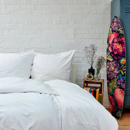 BLOOMING ELEGANCE Dekorativní panel ve tvaru surfu