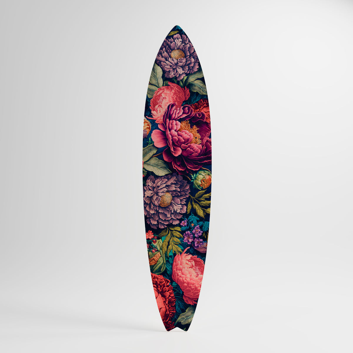 BLOOMING ELEGANCE Dekorativní panel ve tvaru surfu