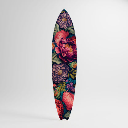 BLOOMING ELEGANCE Dekorativní panel ve tvaru surfu