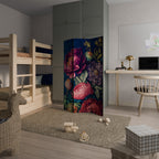 BLOOMING ELEGANCE 3dílný paraván