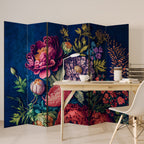 BLOOMING ELEGANCE 6-Panel Room Divider