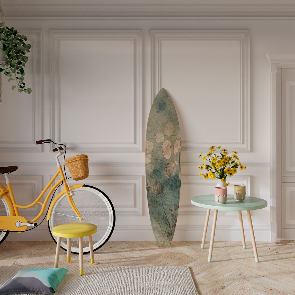 NIGHT LADY Dekorativní panel ve tvaru surfu