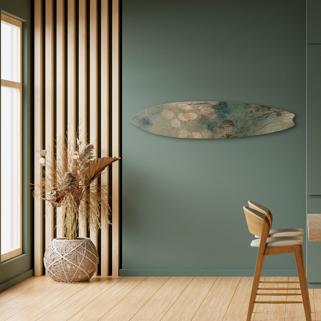 NIGHT LADY Dekorativní panel ve tvaru surfu