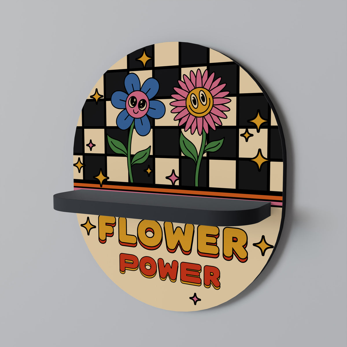 FLOWER POWER Designová police
