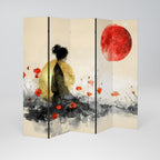 GOLDEN GLOW MEDITATION 5-Panel Room Divider
