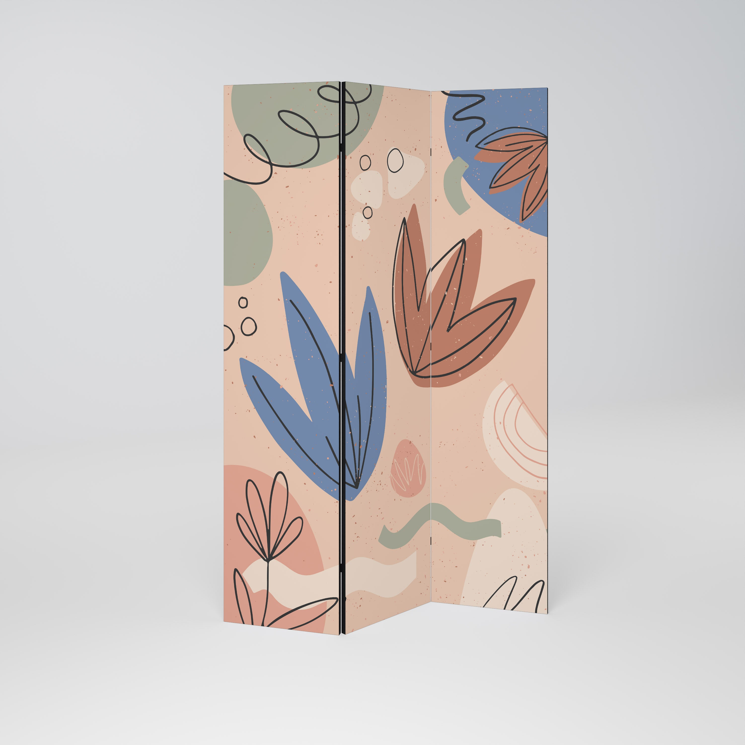 PASTEL DESTINY 3dílný paraván