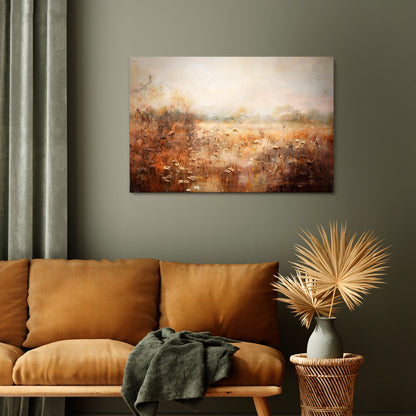 TRANQUIL FIELD Horizontal Canvas Print