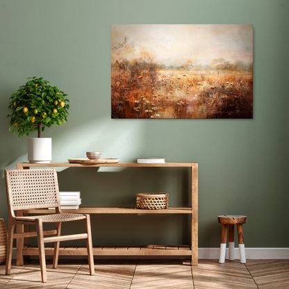 TRANQUIL FIELD Horizontal Canvas Print