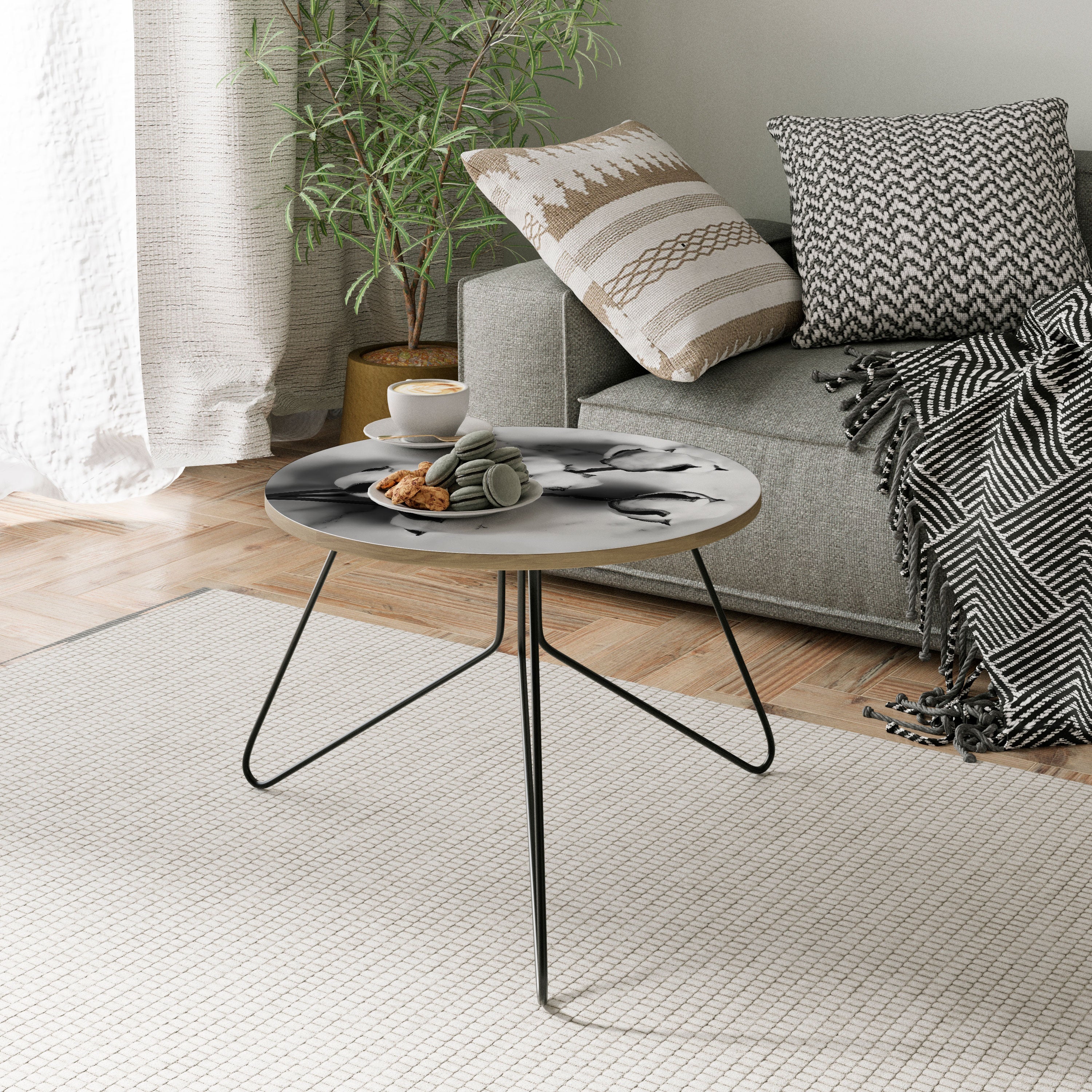 MONOCHROME COTTON DREAMS Coffee Table
