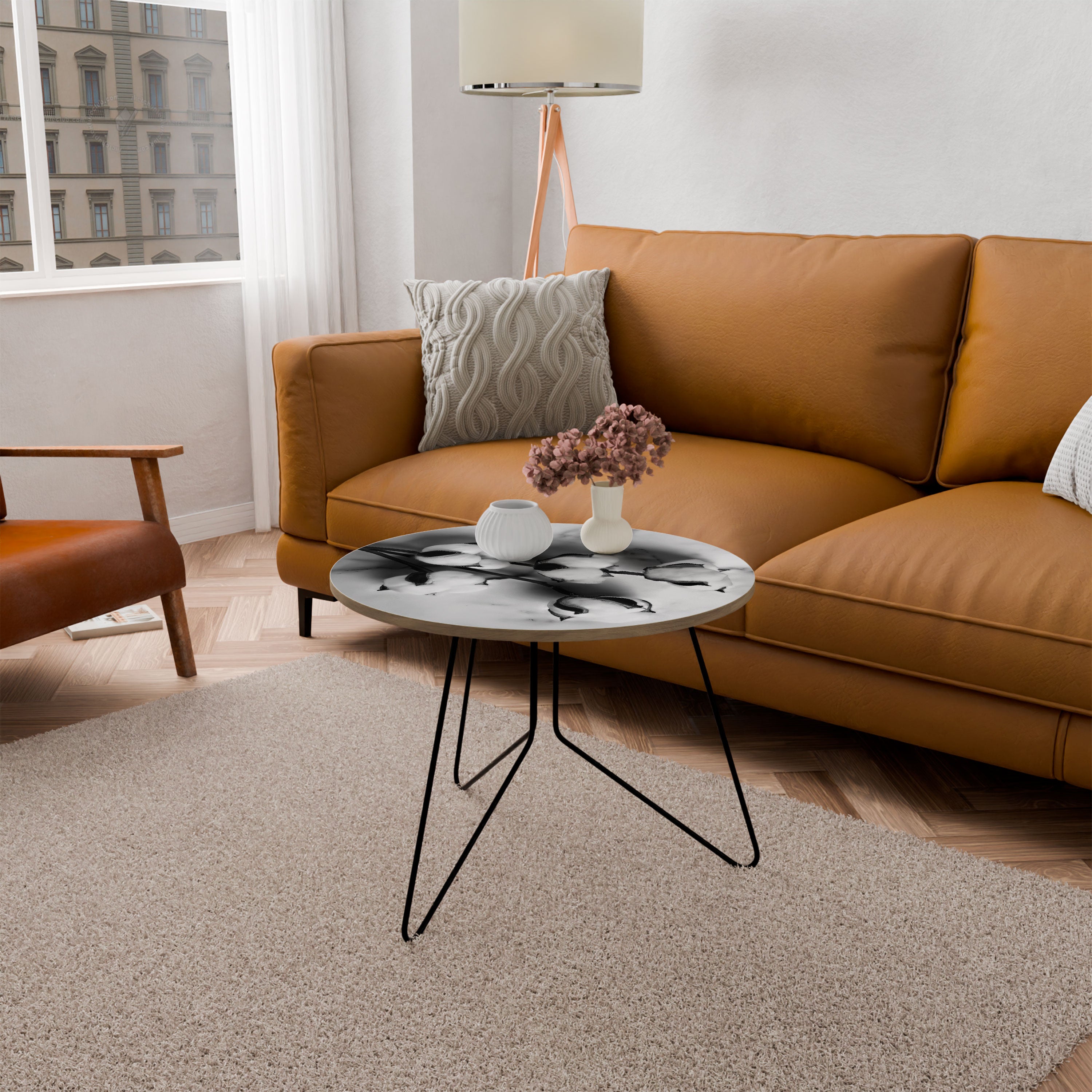 MONOCHROME COTTON DREAMS Coffee Table