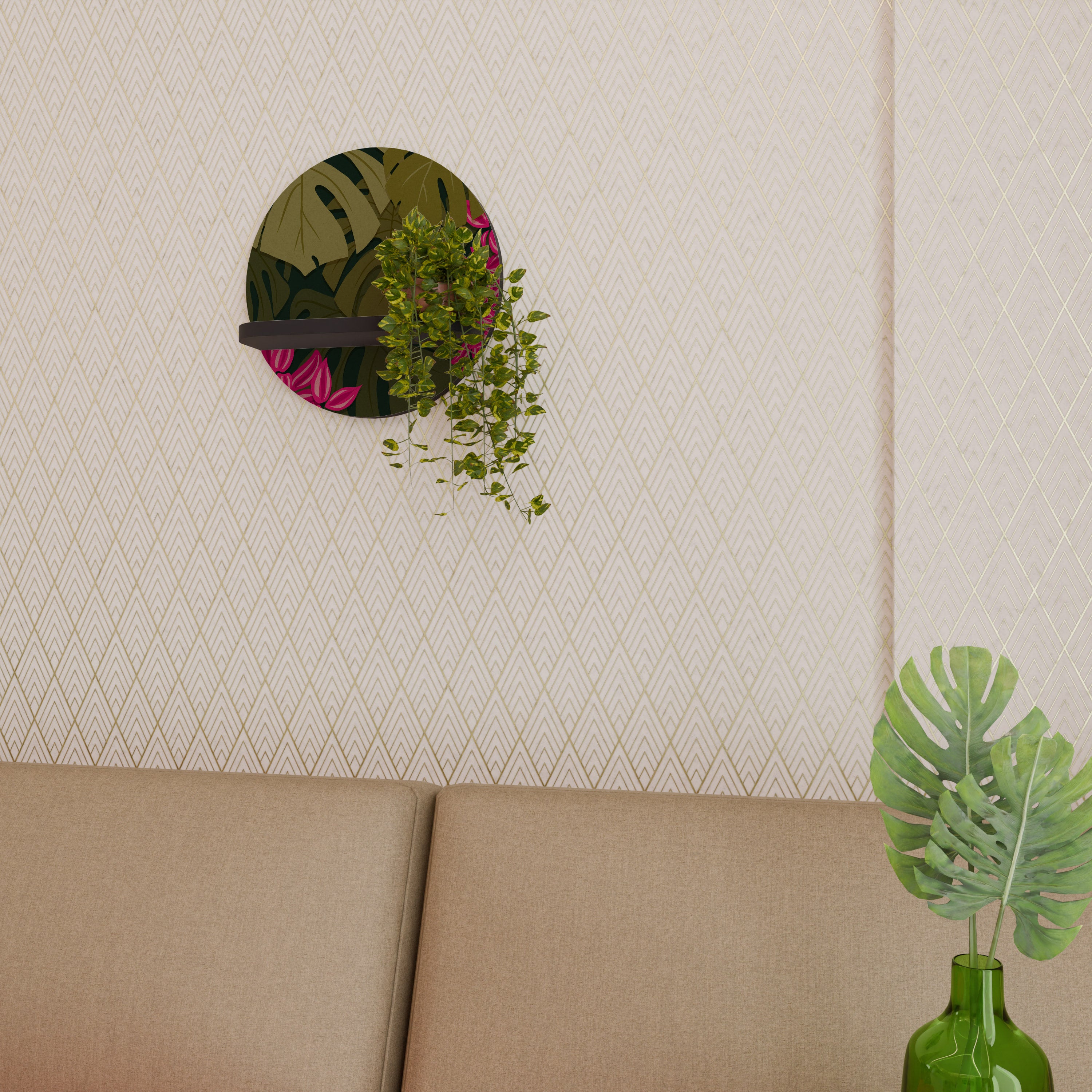 TROPICAL BEAUTY Designová police