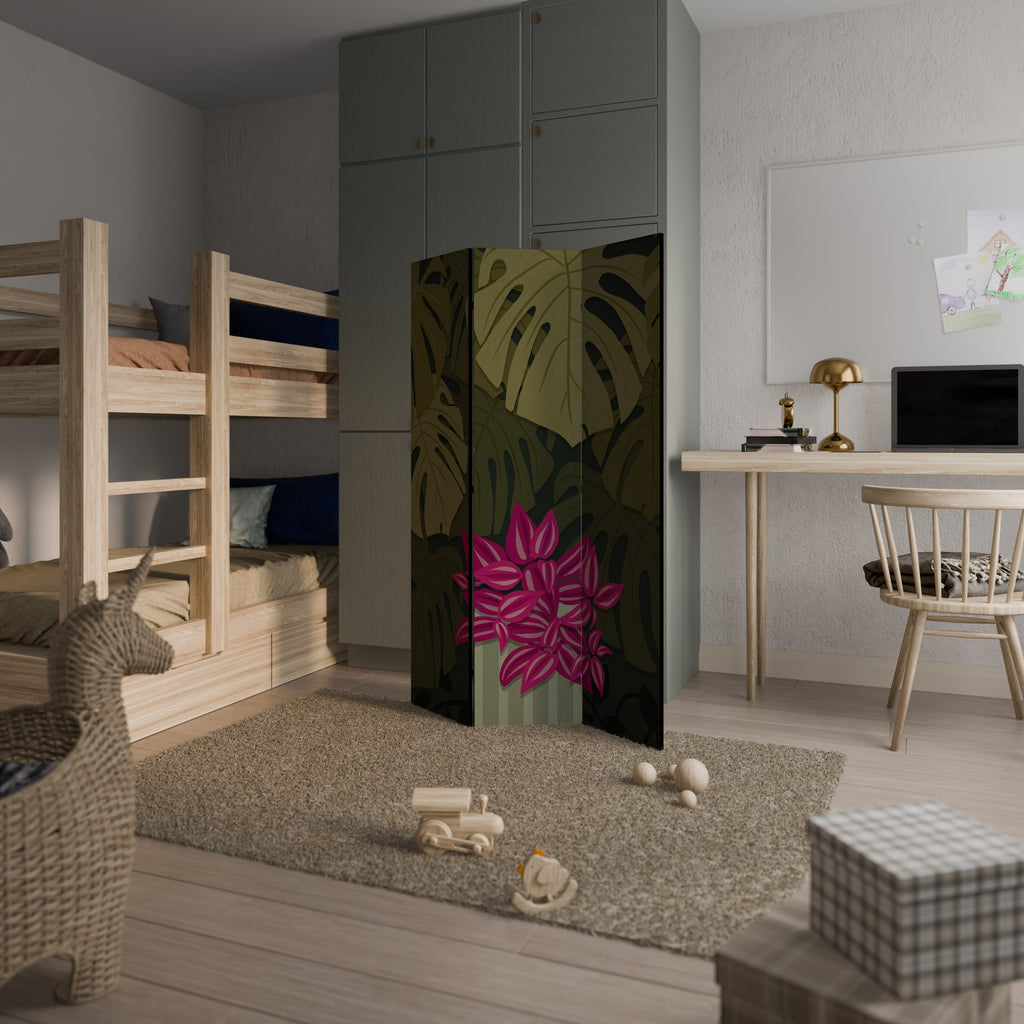 TROPICAL BEAUTY 3dílný paraván