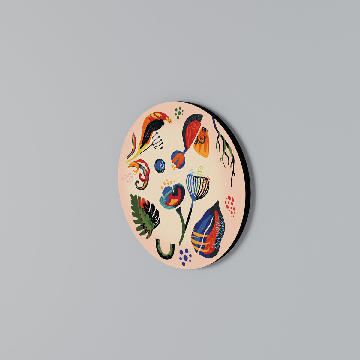 MODERN NATURE Kulatá nástěnná dekorace