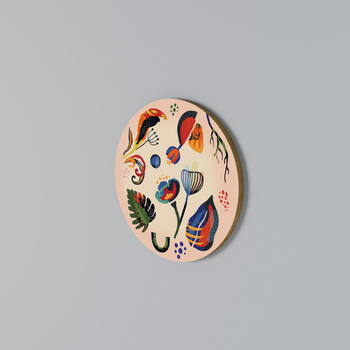 MODERN NATURE Kulatá nástěnná dekorace