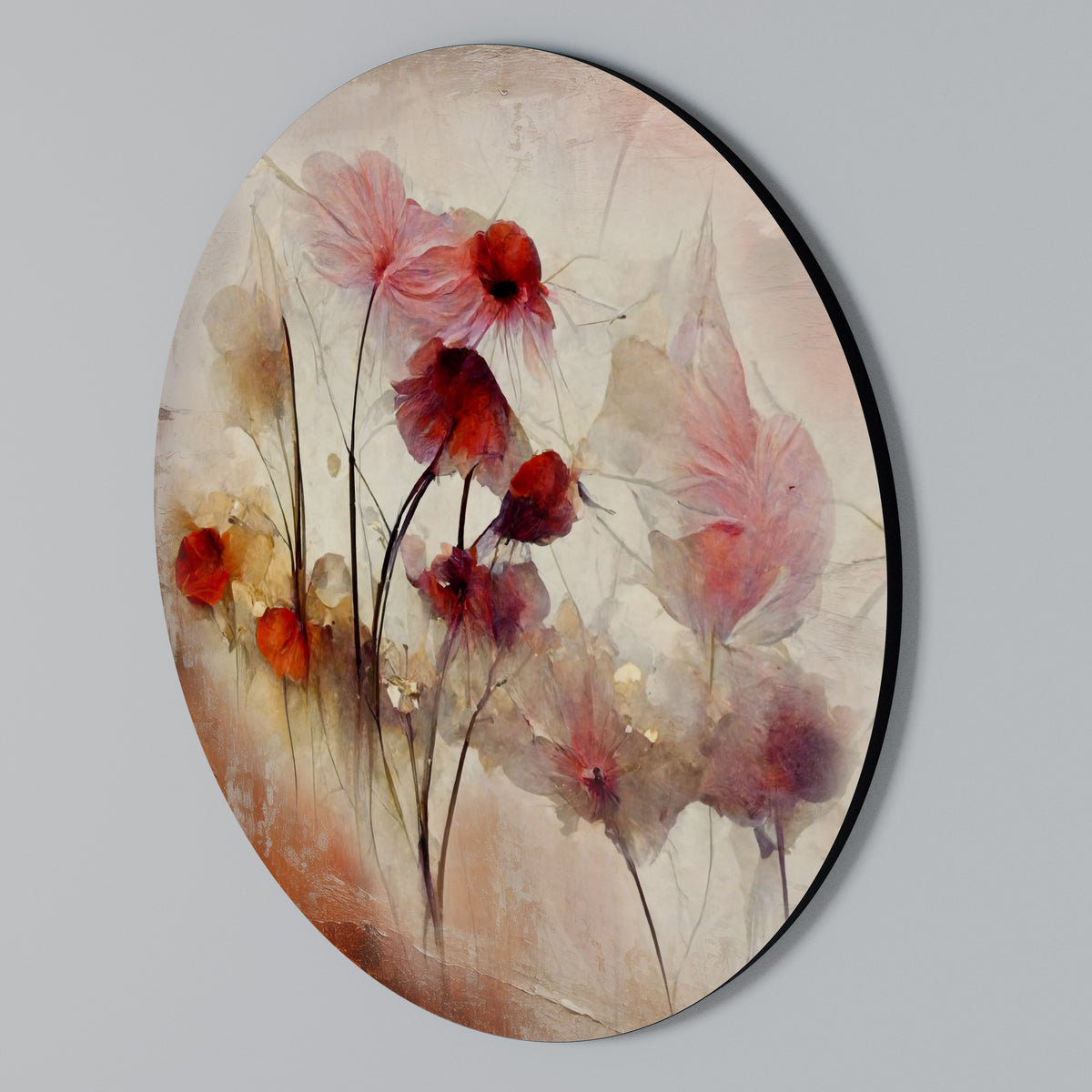 WILD DELICACY Kulatá nástěnná dekorace
