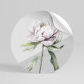 EVOCATIVE FLORAL FANTASY Kulatá samolepka