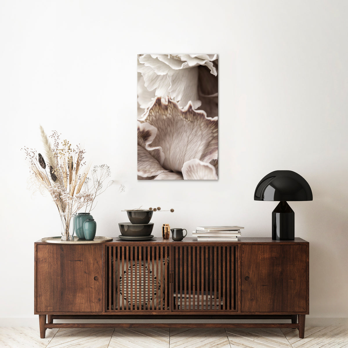 SURREAL BLOOM DANCE Vertical Canvas Print