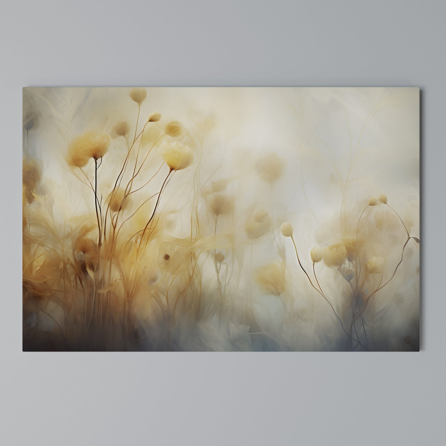 GOLDEN HUE EMBRACE Horizontal Canvas Print