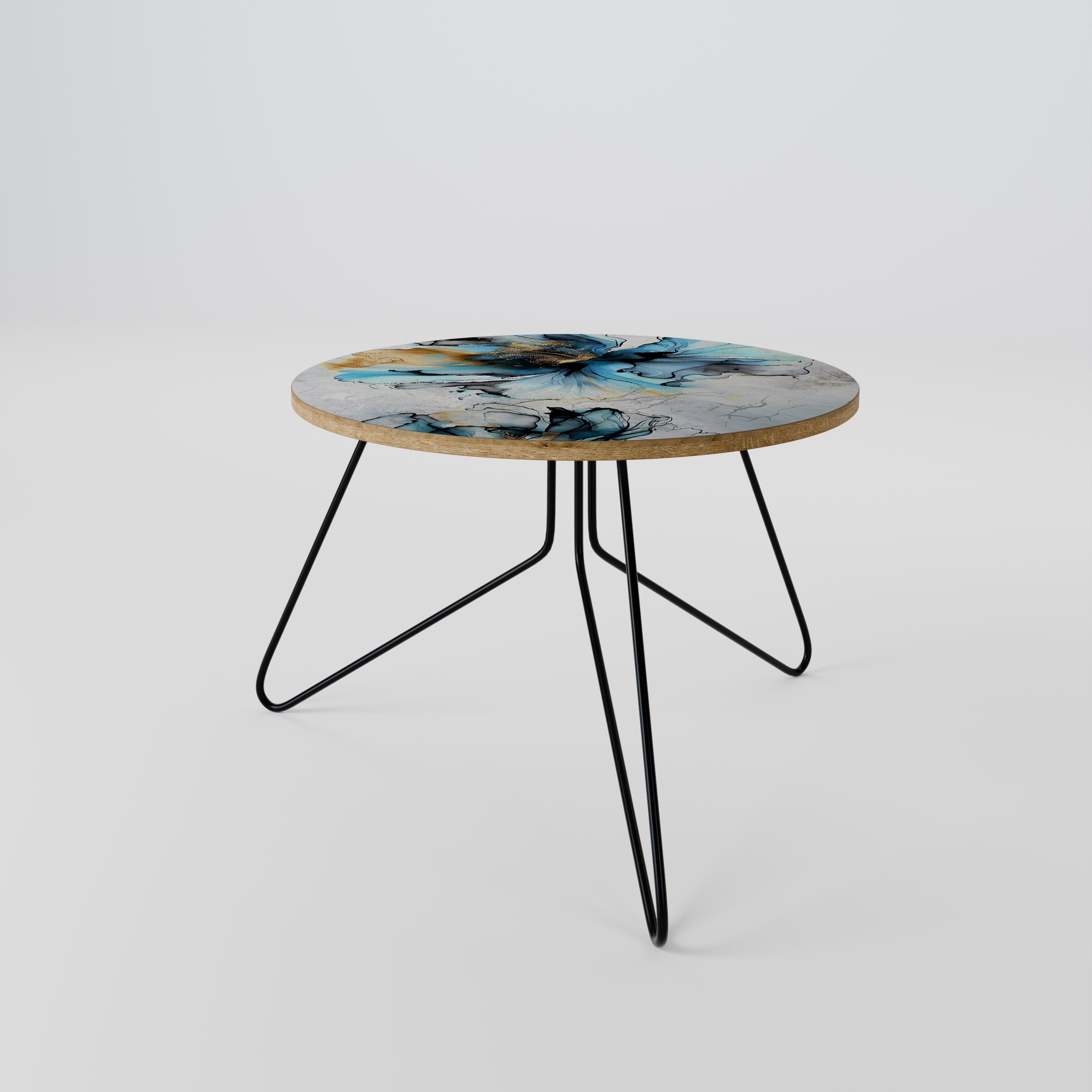 COBALT BLOSSOMS Coffee Table