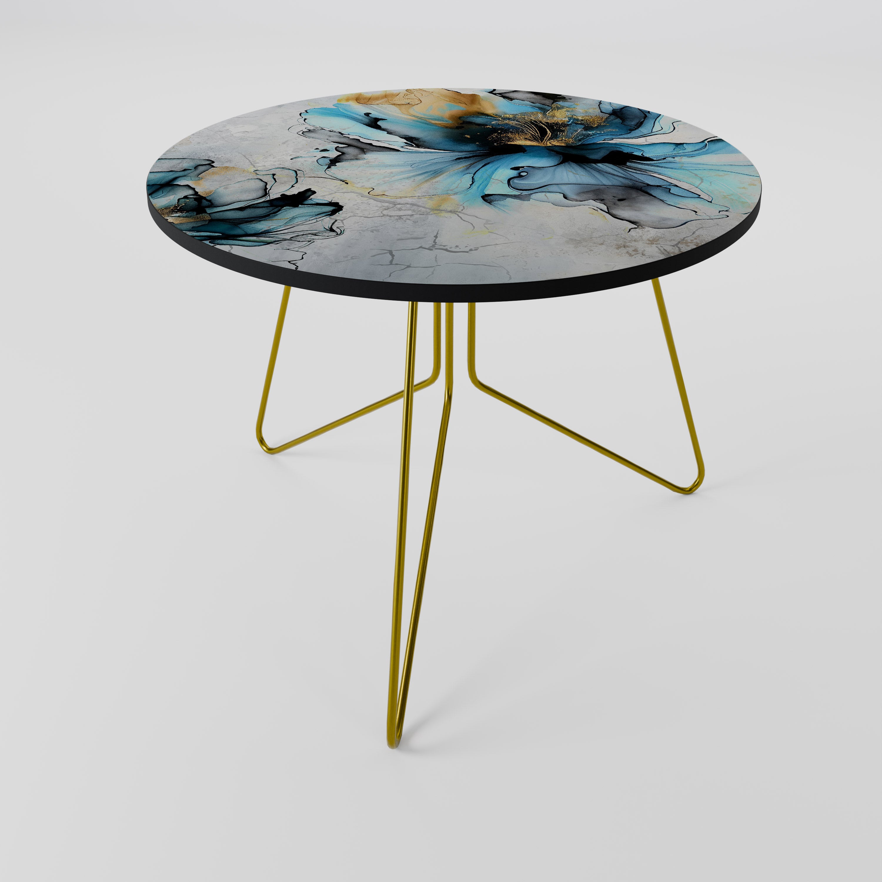 COBALT BLOSSOMS Coffee Table