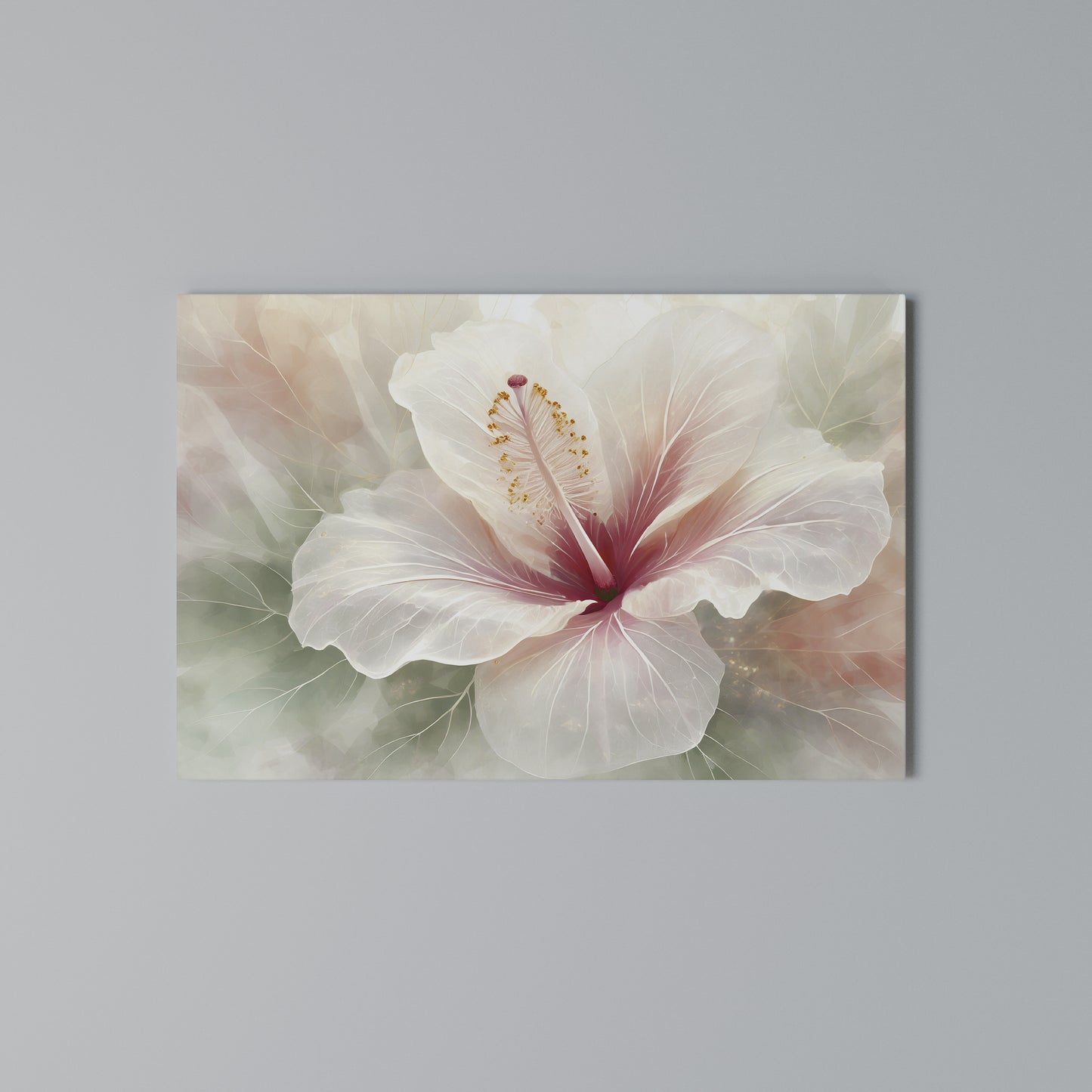 GOSSAMER FLORAL DREAM Horizontal Canvas Print