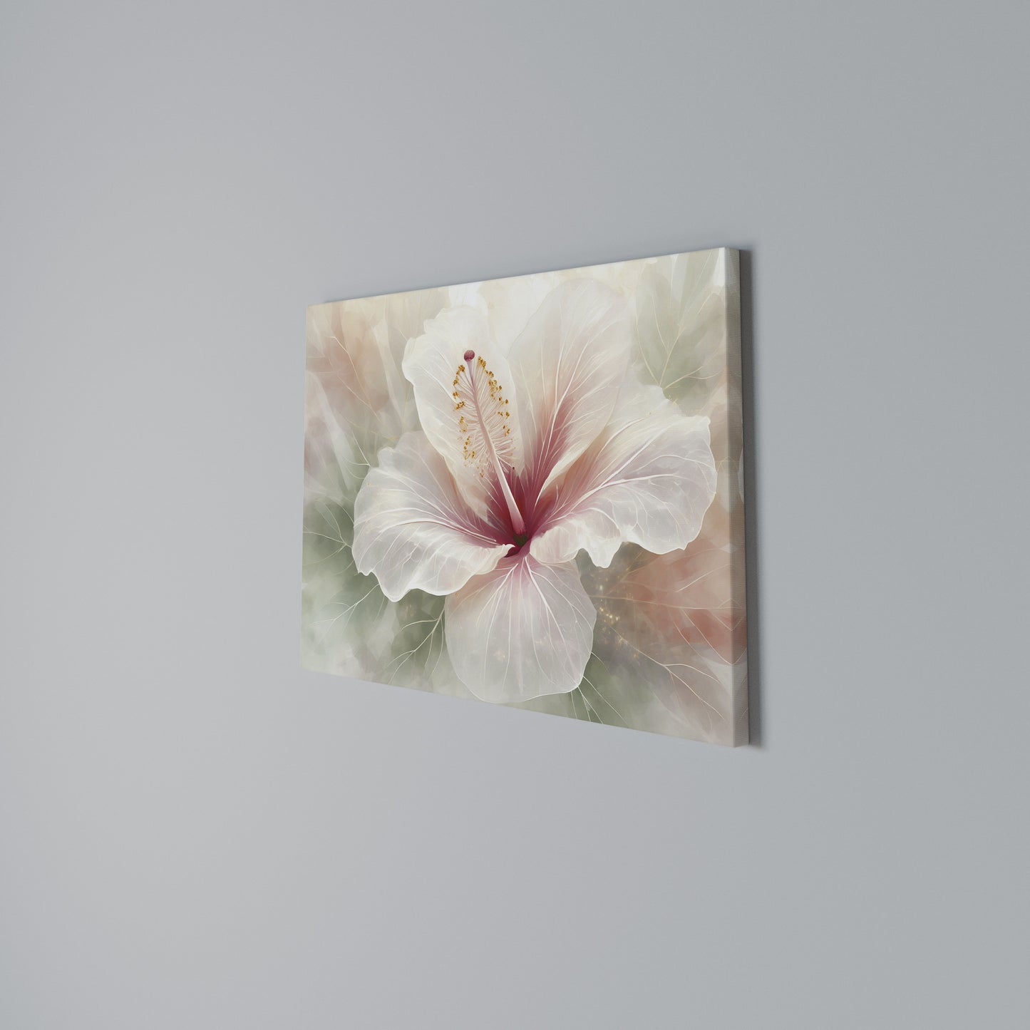 GOSSAMER FLORAL DREAM Horizontal Canvas Print