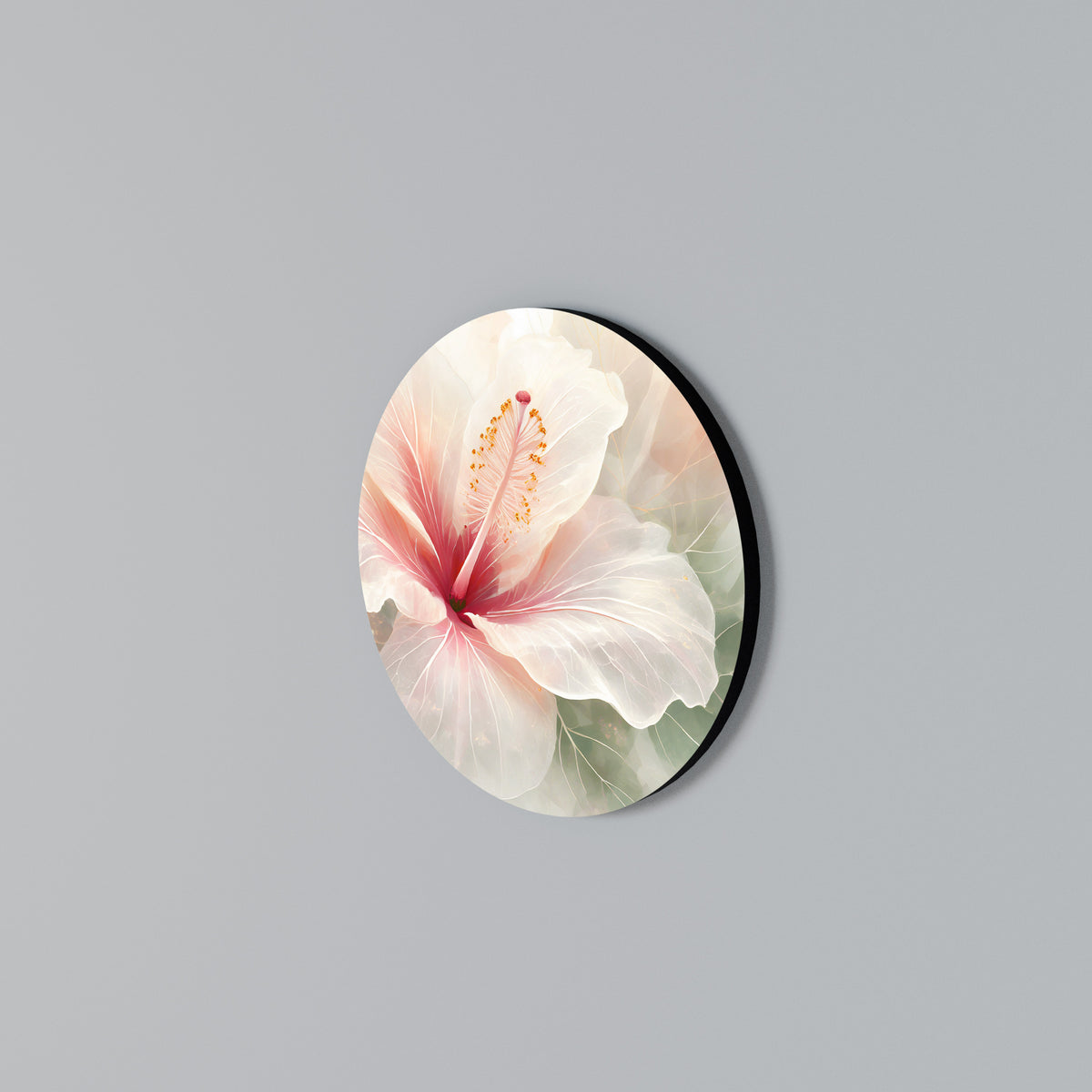 GOSSAMER FLORAL DREAM Kulatá nástěnná dekorace