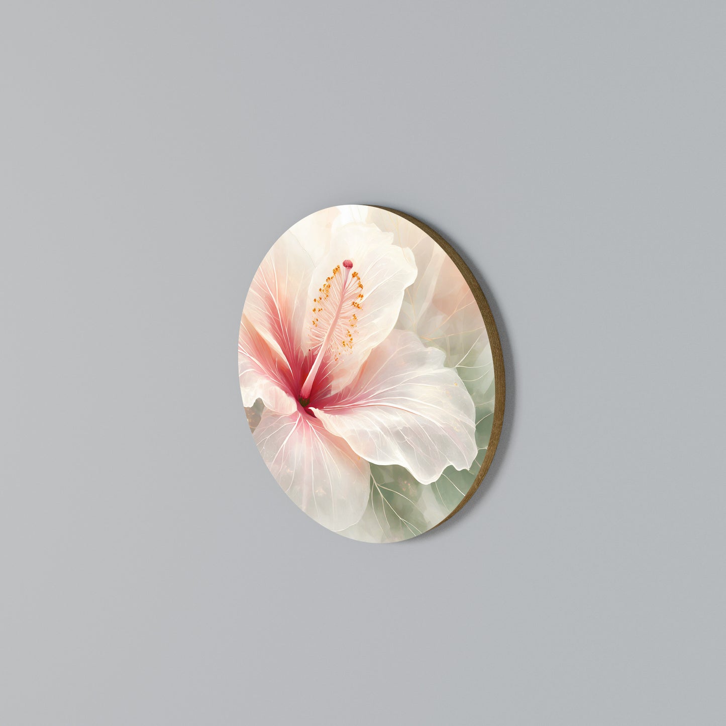 GOSSAMER FLORAL DREAM Kulatá nástěnná dekorace