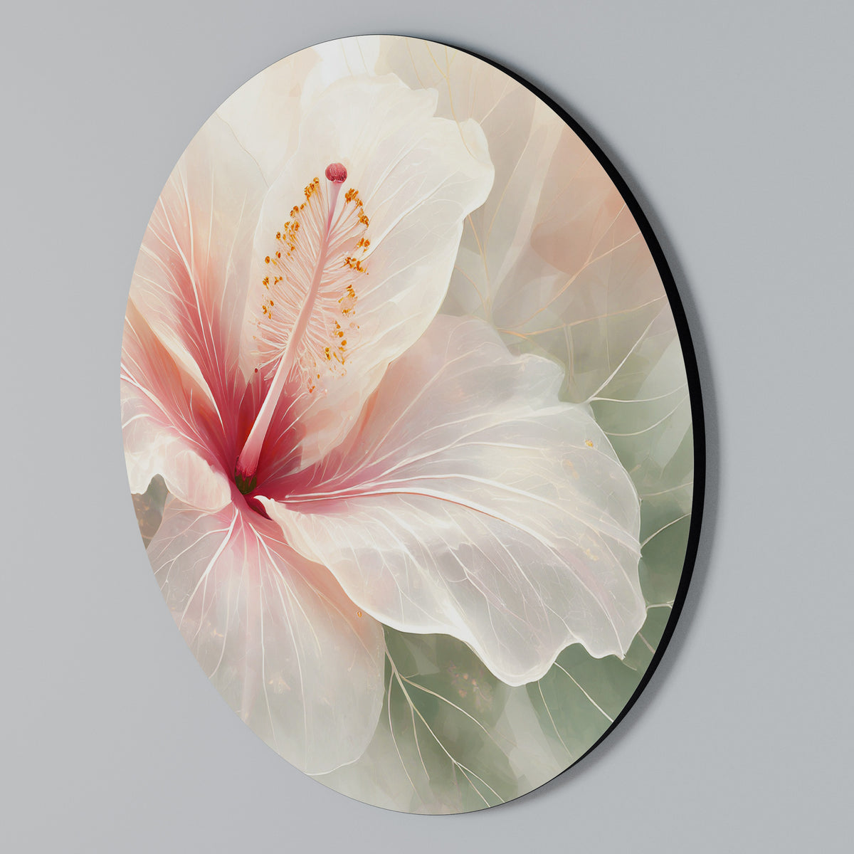 GOSSAMER FLORAL DREAM Kulatá nástěnná dekorace