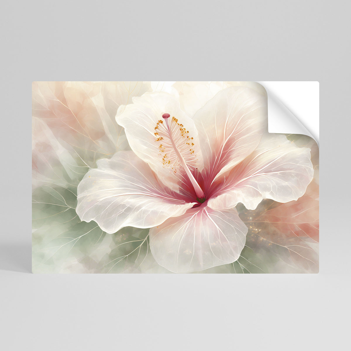 GOSSAMER FLORAL DREAM Vodorovný samolepicí plakát