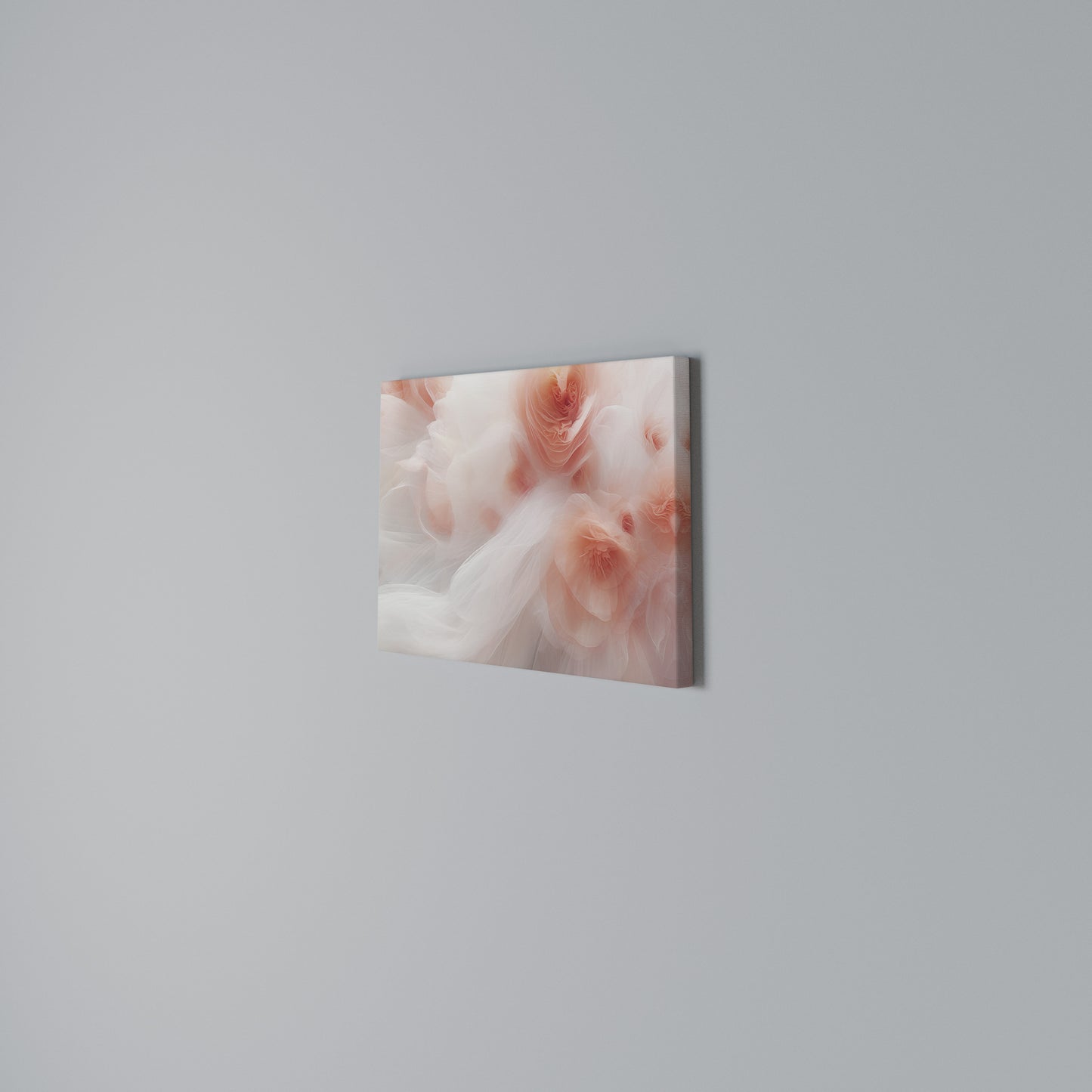 TENDER BLOSSOM VEIL Horizontal Canvas Print