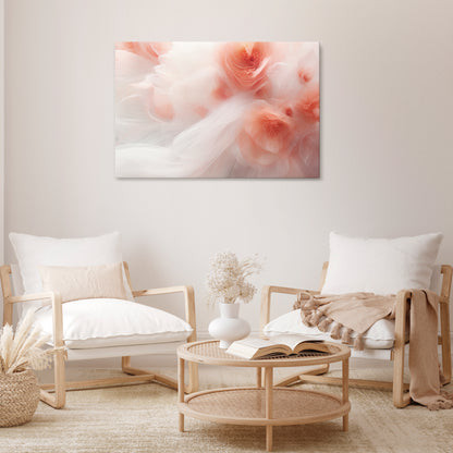 TENDER BLOSSOM VEIL Horizontal Canvas Print