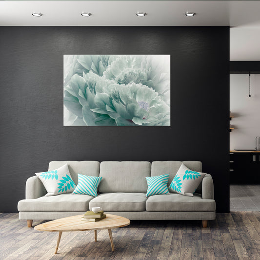 TREE PEONIES Horizontal Canvas Print