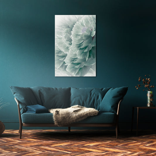 TREE PEONIES Vertical Canvas Print