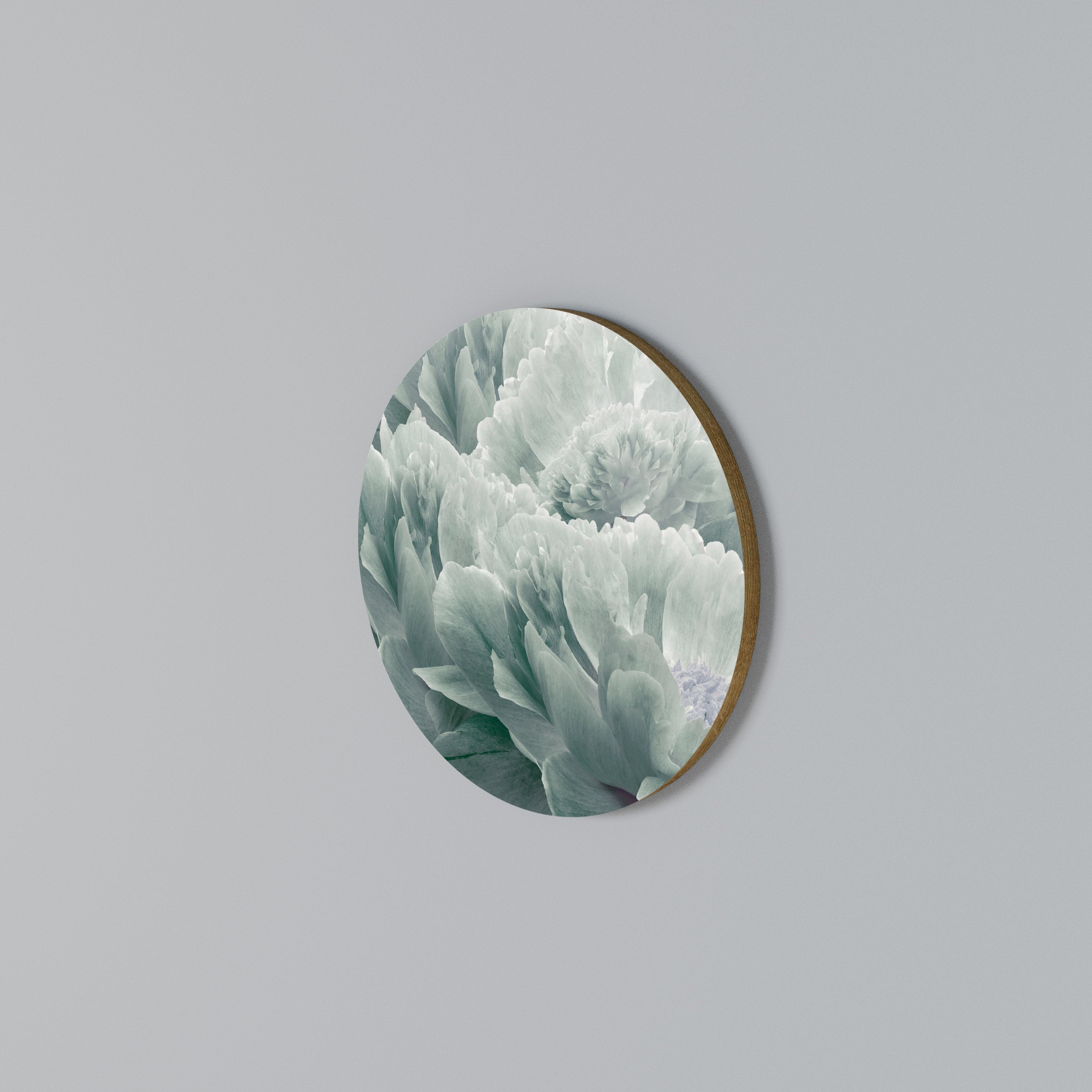 TREE PEONIES Round Wall Art
