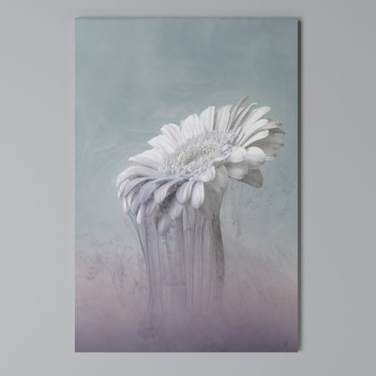 MELTING GERBERA Vertical Canvas Print