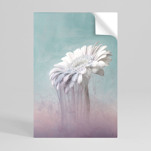 MELTING GERBERA Peel and Stick Vertical Poster