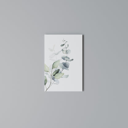 AQUA LEAF SYMPHONY Vertical Canvas Print