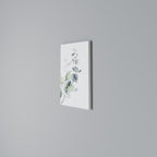 AQUA LEAF SYMPHONY Vertical Canvas Print
